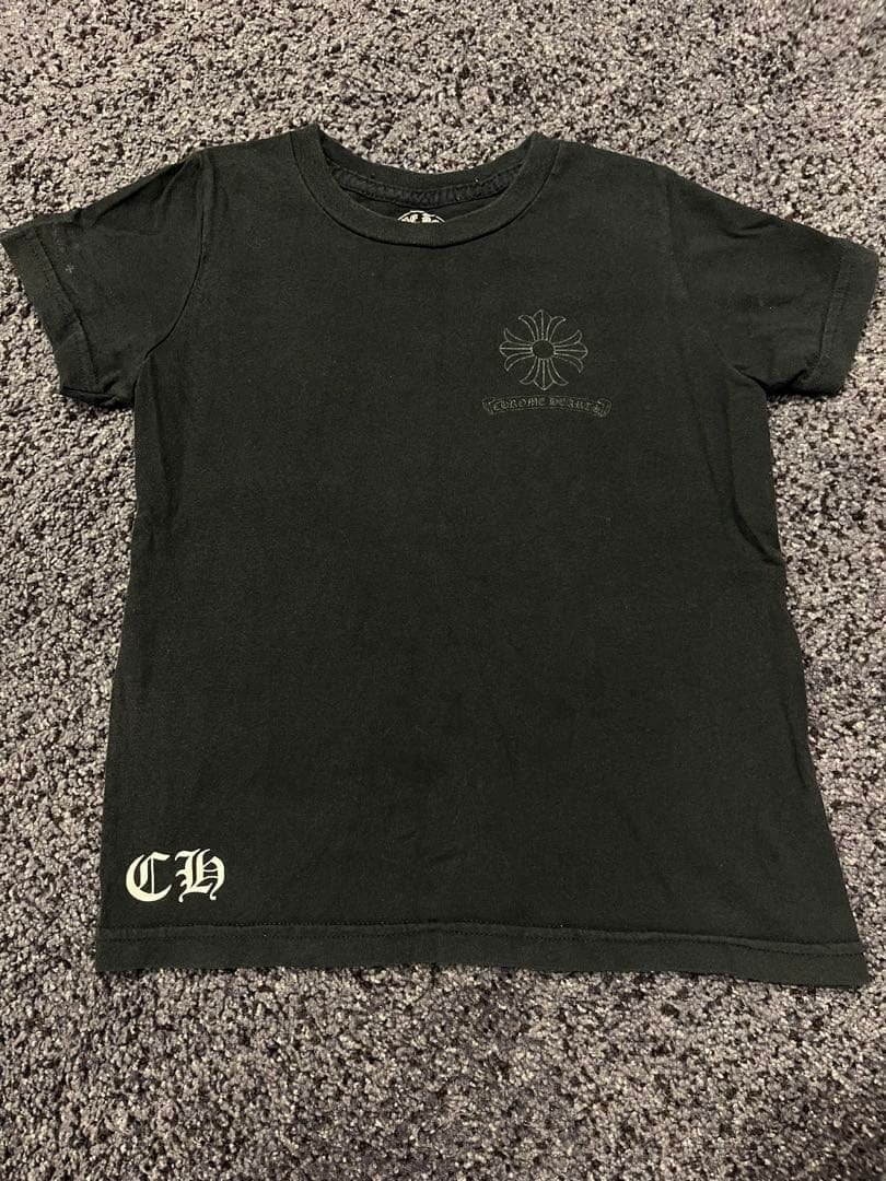 クロムハーツキッズ半袖Tシャツブラック